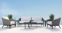 Marbella - Sofa, With Self Welt - Echo Ash / Gray