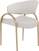Privet - Dining Chair (Set of 2) - Gold Base - Meridian Furniture - Chair Sets - Elite Enclave Home
