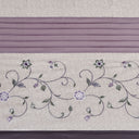 Serene - Embroidered Floral Shower Curtain - Purple - Madison Park - Shower Curtains - Elite Enclave Home