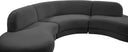 Rosa - Sectional - Meridian Furniture - Stationary Sectionals - Elite Enclave Home