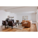 Form - Leather Slipper Chair - Sonoran Tan - Moe's Home Collection - Stationary Chairs - Elite Enclave Home