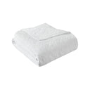 Quebec - Oversized Quilted Throw - White - Madison Park - Throws - Elite Enclave Home