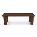 Marina - Ourdoor Dining Bench - Dark Brown - Moe's Home Collection - Benches - Elite Enclave Home