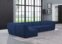 Miramar - 5 Piece Modular Sectional - Meridian Furniture - Stationary Sectionals - Elite Enclave Home