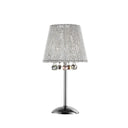 Dreamy Table Lamp With Crystal Accents - Silver