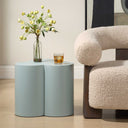 Beven - Outdoor Accent Table - Light Blue