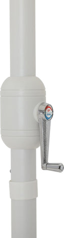 Fiji - Aluminum Patio Umbrella With Round White Base