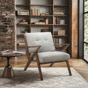 Rocket - Lounge Chair - Light Gray - INK+IVY - Arm Chairs - Elite Enclave Home