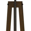 Tripod Floor Lamp With White Rectangular Shade - Brown - HomeRoots - Floor Lamps - Elite Enclave Home