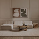 Lino - Slipper Chair - Oat - Moe's Home Collection - Stationary Chairs - Elite Enclave Home