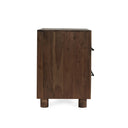 Jaxon - 2 Drawer Nightstand - Cocoa Brown