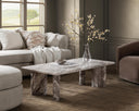 Bowman - Marble Rectangular Coffee Table - Rusty Gray - Classic Home - Coffee Tables - Elite Enclave Home
