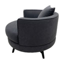 Harper - Swivel Chair - Dark Gray - Chapel Hill - Swivel Chairs - Elite Enclave Home