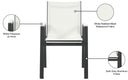 Nizuc - Outdoor Patio Dining Arm Chair With Gray Frame (Set of 2)
