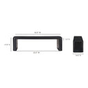 Post - Small Dining Bench - Black Oak - Moe's Home Collection - Dining Benches - Elite Enclave Home