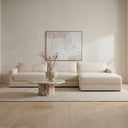 Farrow - Right Sectional - Flecked Oat - Moe's Home Collection - Stationary Sectionals - Elite Enclave Home