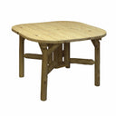 Square Solid Wood Outdoor Dining Table - Natural