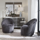Crue - Fabric Swivel Chair - Uttermost - Swivel Chairs - Elite Enclave Home