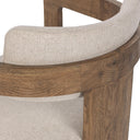 Labelle - Dining Armchair - Beige / Dark Brown - Classic Home - Arm Chairs - Elite Enclave Home