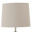 Modern Table Lamps (Set of 2) - Distressed Gray And Silver