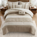 Sutherland - Full/Queen Comforter 5 Piece Set - Taupe