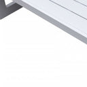 Aluminum Outdoor Coffee Table - White