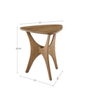 Blaze - Triangle Side Table - Light Brown - INK+IVY - Side Tables - Elite Enclave Home