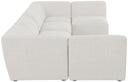 Miramar - 6 Piece Modular Sectional - Meridian Furniture - Stationary Sectionals - Elite Enclave Home