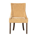Ultra - Ultra Upholstered Dining Side Chairs With Legs (Set of 2) - Gold - Madison Park Signature - Chair Sets - Elite Enclave Home