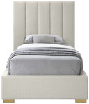 Pierce - Bed - Meridian Furniture - Upholstered Beds - Elite Enclave Home