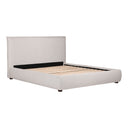 Luzon - King Bed - Light Gray - Moe's Home Collection - Upholstered Beds - Elite Enclave Home