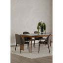 Burton - Vegan Leather Dining Chair (Set of 2) - Gray - Moe's Home Collection - Chair Sets - Elite Enclave Home