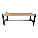 Hawthorn - Small Bench - Black - Moe's Home Collection - Upholstered Benches - Elite Enclave Home