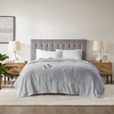 Heated Blanket - Light Gray