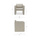 Harris - Accent Chair - Black / Beige Weave - Moe's Home Collection - Accent Chairs - Elite Enclave Home