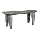 Fade To Black - Wood Bench - Black / White