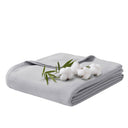 Bamboo Cotton - Twin Rayon From Blanket - Gray - Madison Park - Blankets - Elite Enclave Home
