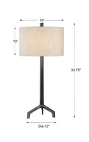 Ivor - Cast Iron Lamp - Uttermost - Table Lamps - Elite Enclave Home