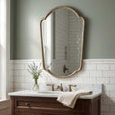Naomi - Mirror - Antique Brass