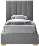 Pierce - Bed - Meridian Furniture - Upholstered Beds - Elite Enclave Home