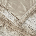 Zuri - Oversized Faux Fur Heated Throw - Sand - Beautyrest - Heated Throws - Elite Enclave Home