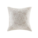Suzanna - Square Pillow - Taupe - Harbor House Blue - Throw Pillows - Elite Enclave Home