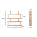 Miri - Large Shelf - White Wash Oak - Moe's Home Collection - Etageres - Elite Enclave Home