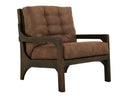Black Balam - Upholstered Armchair - Woodsy Brown