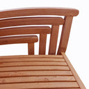Stacking Armchairs (Set of 2) - Brown