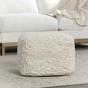 Poufs - Sinclair Pouf - Ivory - Classic Home - Accent Poufs - Elite Enclave Home
