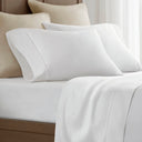 King Sateen Pillowcase Set - White - Harbor House - Sheets & Pillowcases - Elite Enclave Home