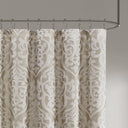 Odette - Shower Curtain - Tan - Madison Park - Shower Curtains - Elite Enclave Home