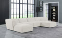 Miramar - 6 Piece Modular Sectional - Meridian Furniture - Stationary Sectionals - Elite Enclave Home