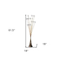 Contemporary Multi Light LED Floor Lamp - Golden Chrome - HomeRoots - Floor Lamps - Elite Enclave Home